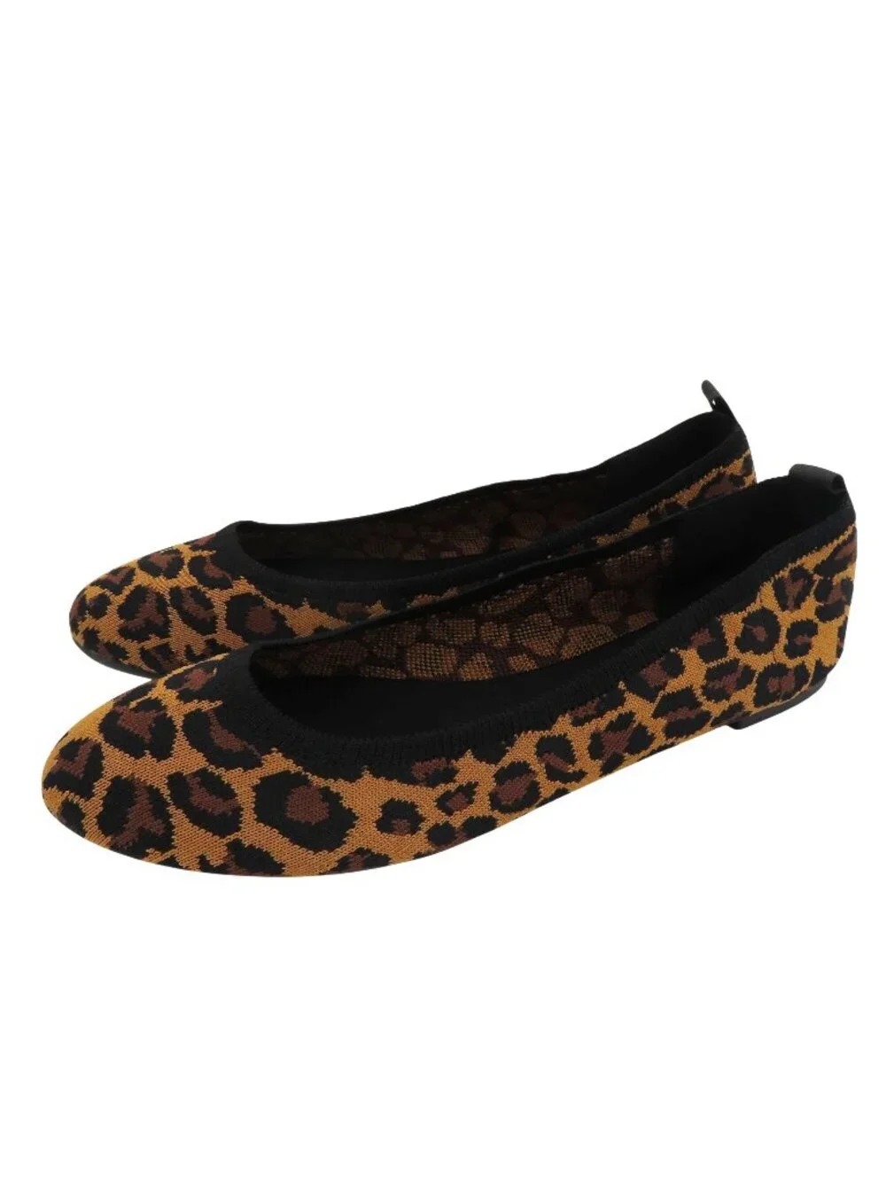 MIA Women 8.5 M EVANNA Leopard Cheetah Animal Print Round Toe Ballet Flat Shoes